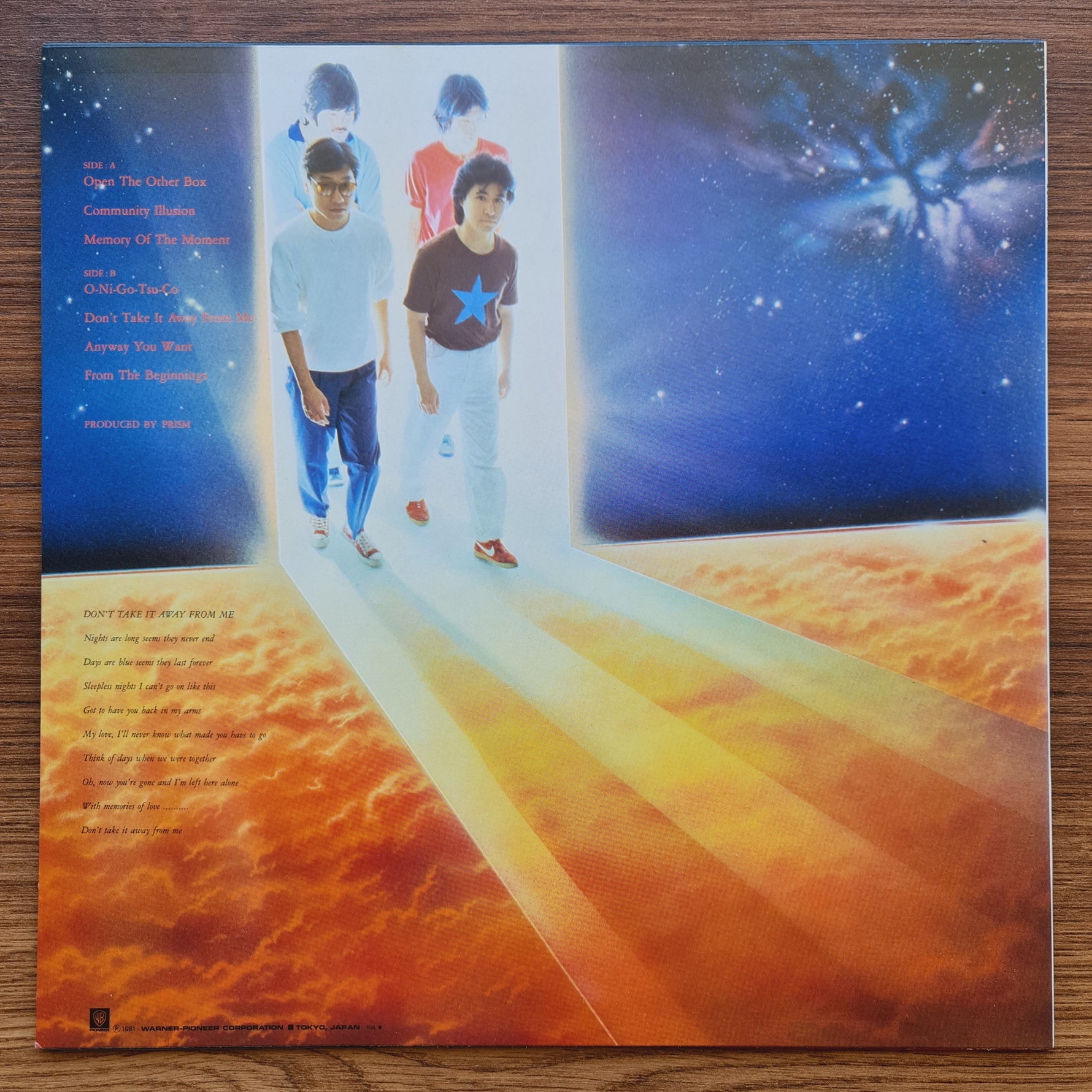 Prism – Community Illusion 33'lük LP PLAK Japan Vinyl