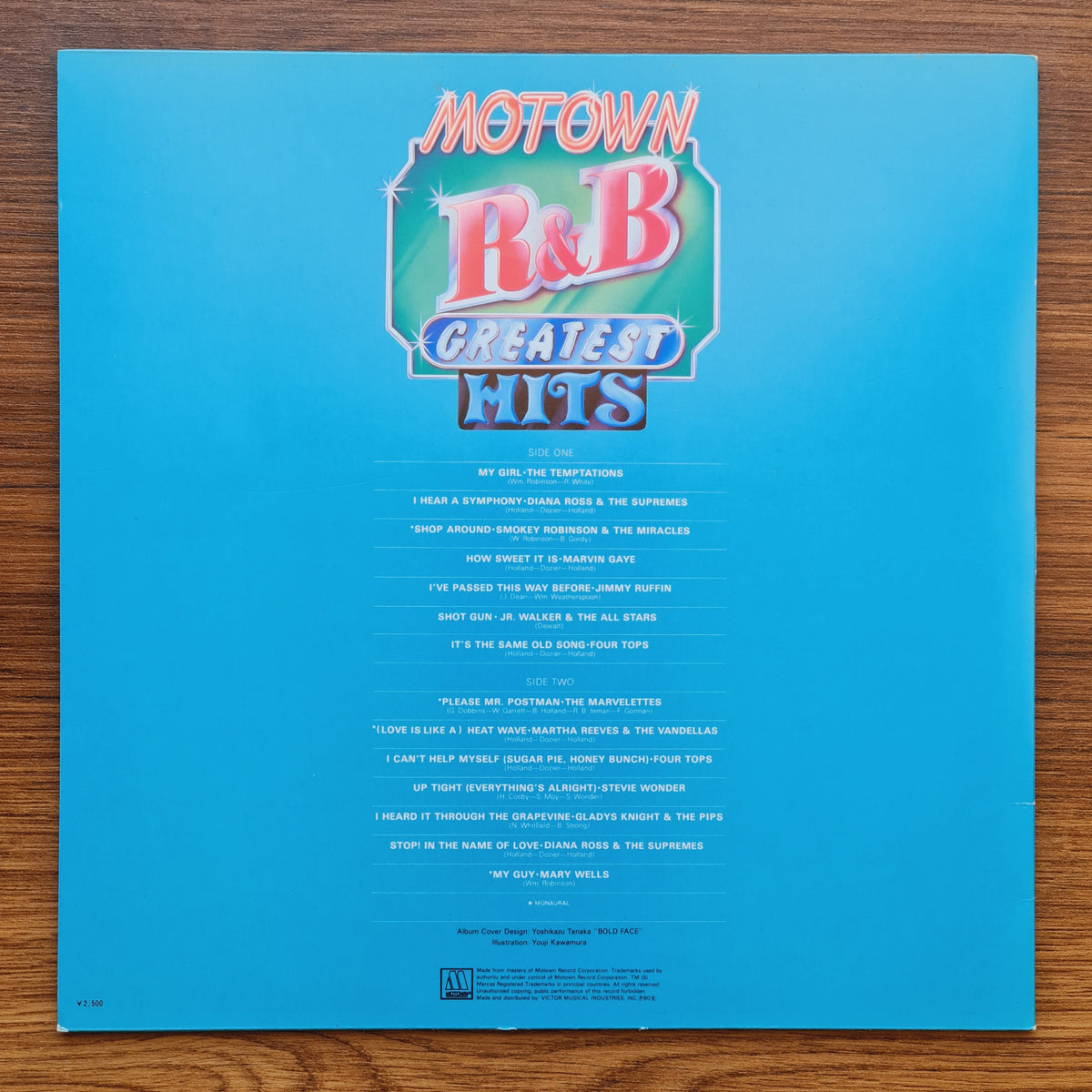 Motown R&B Greatest Hits 33'lük LP PLAK Japan Vinyl
