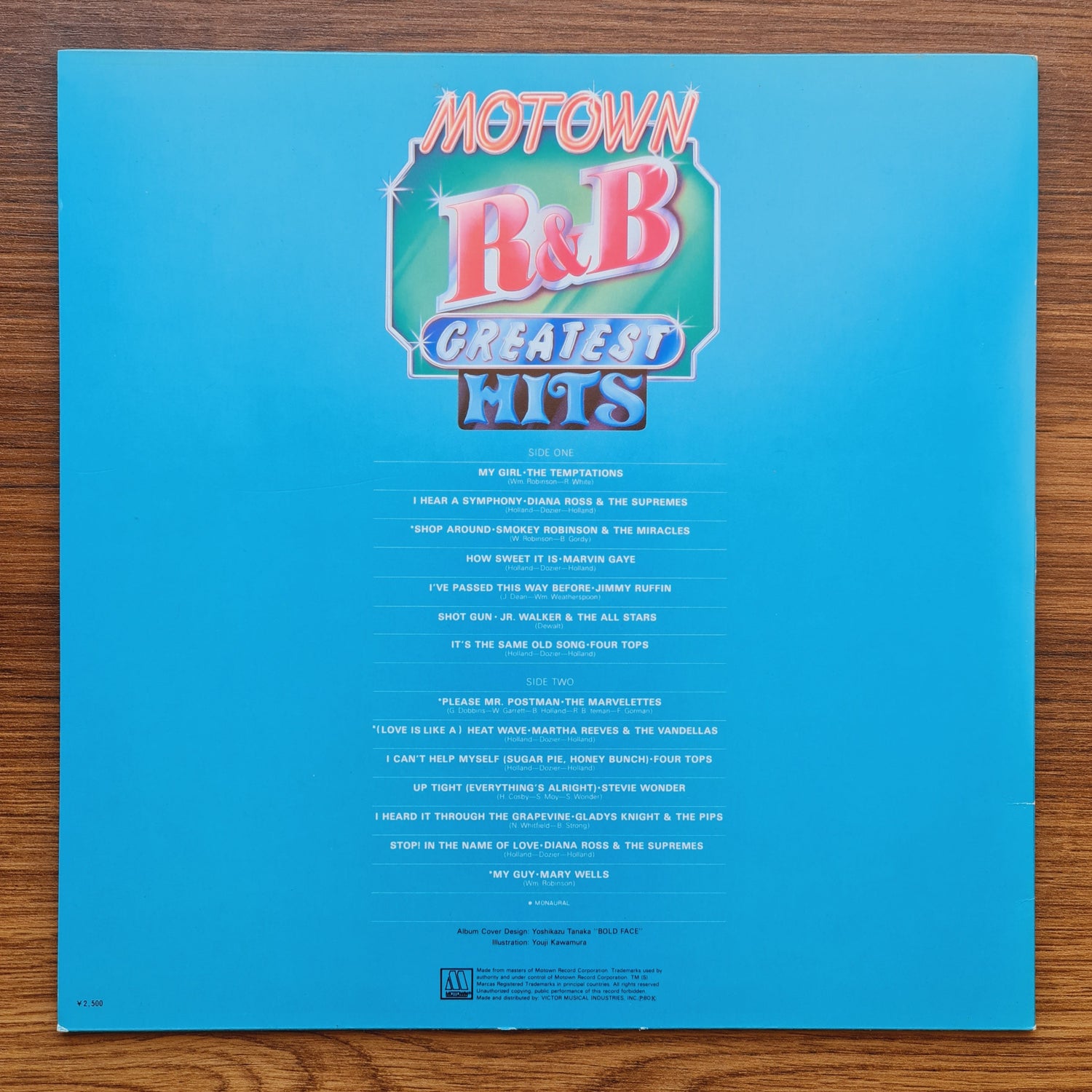 Motown R&B Greatest Hits 33'lük LP PLAK Japan Vinyl