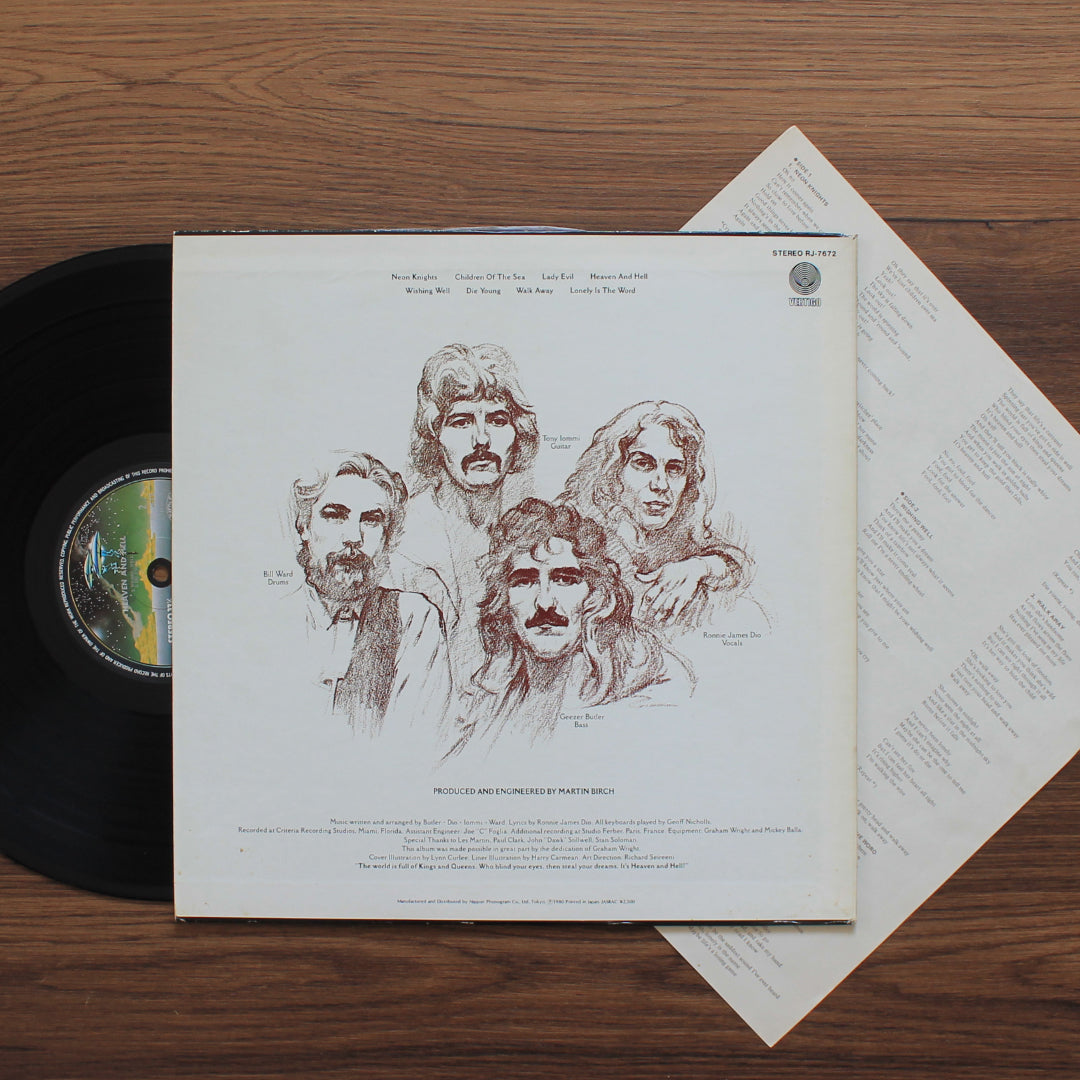 Black Sabbath - Heaven And Hell 33'lük LP PLAK Japan Vinyl