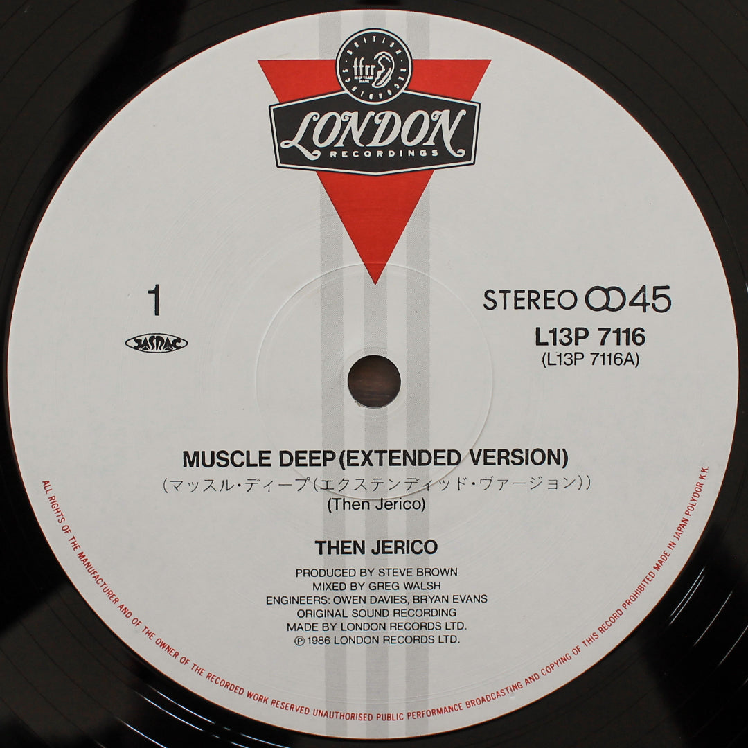 Then Jerico – Muscle Deep 33'lük LP PLAK Japan Vinyl