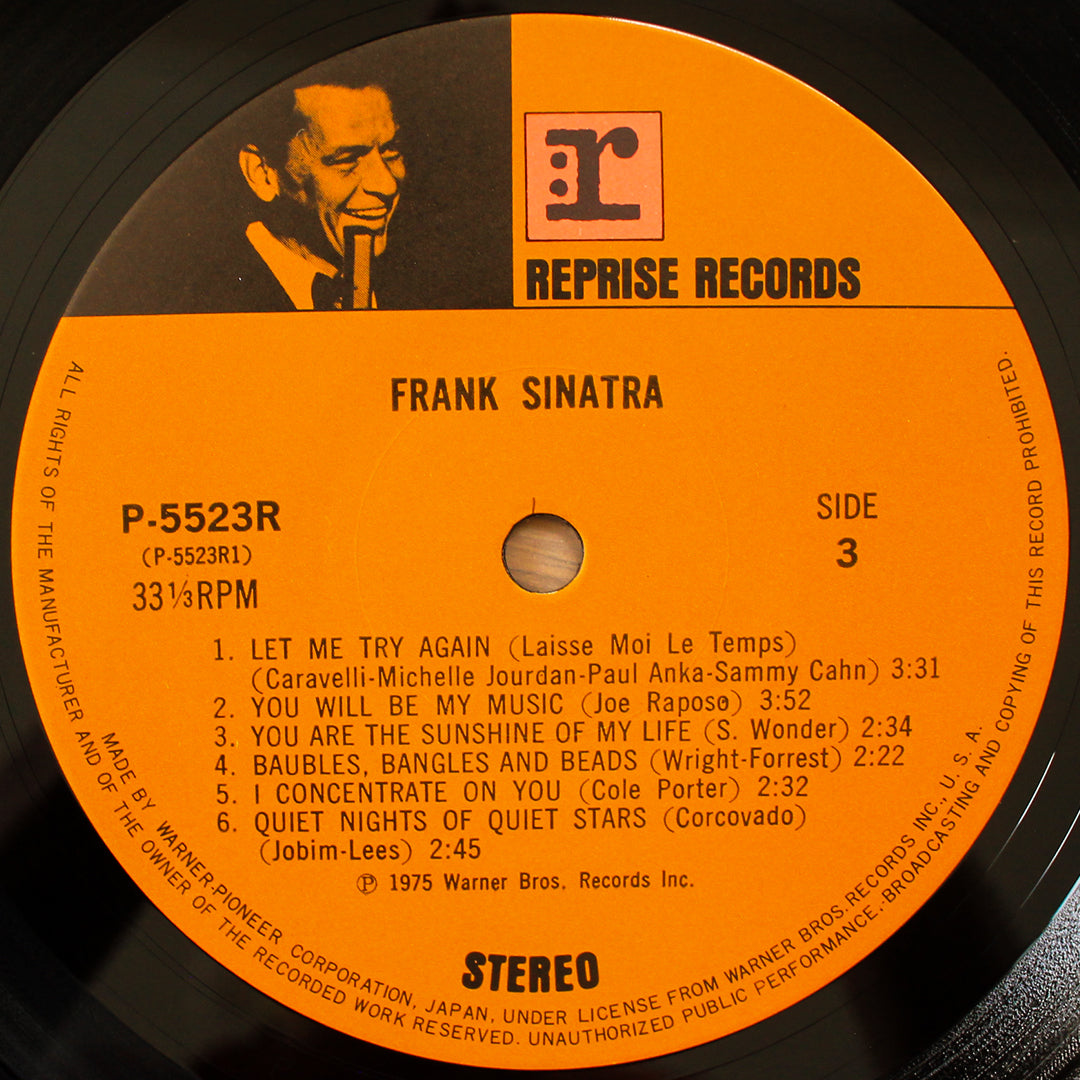 Frank Sinatra - Greatest Hits Japan Vinyl