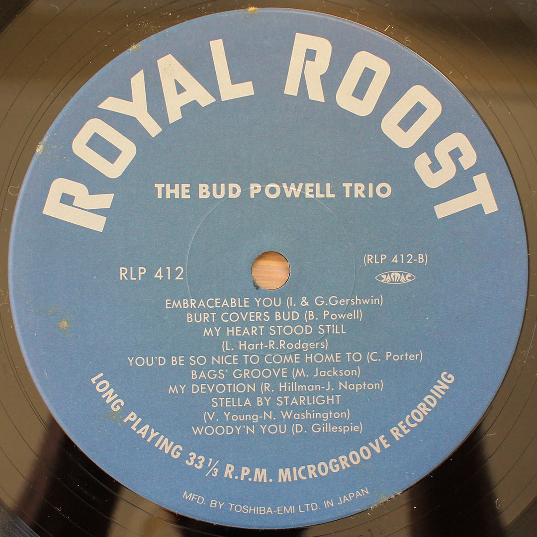 The Bud Powell Trio - The Bud Powell Trio Japan Vinyl