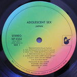 Japan - Adolescent Sex 33'lük LP PLAK Japan Vinyl
