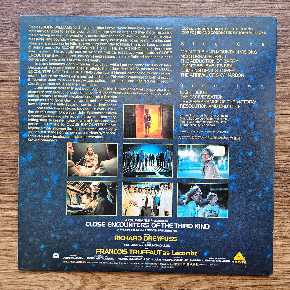 John Williams – Close Encounters Of The Third Kind 33'lük LP PLAK Japan Vinyl