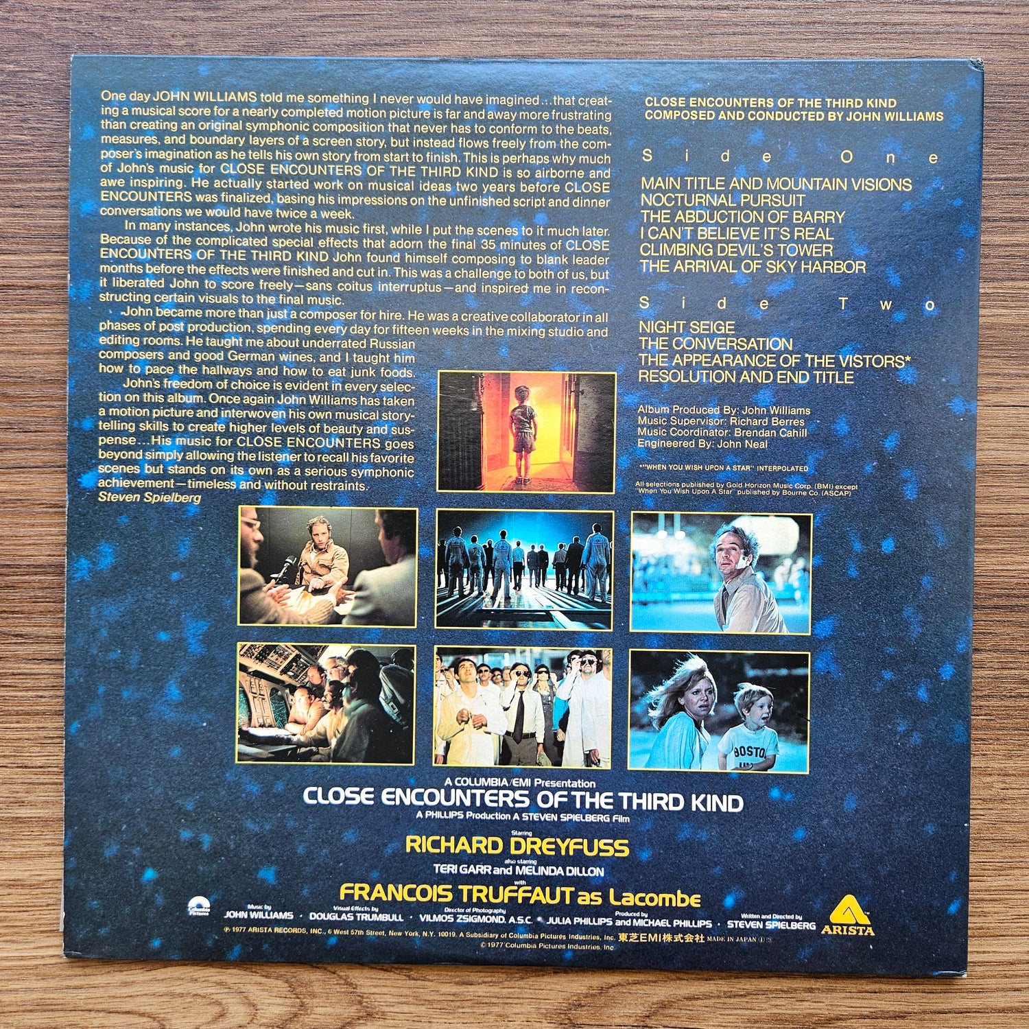 John Williams – Close Encounters Of The Third Kind 33'lük LP PLAK Japan Vinyl