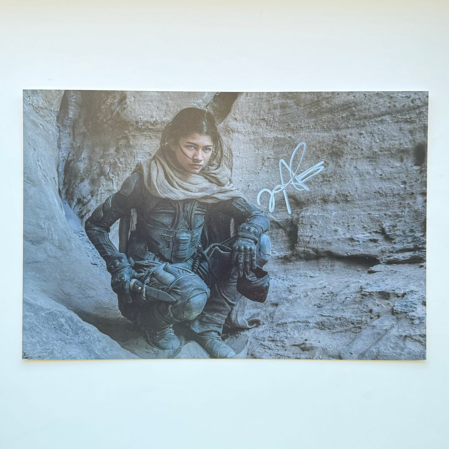 Zendaya Dune 20x30 cm Boyutunda El İmzalı Fotoğraf (Ömür Boyu COA) Japan Vinyl