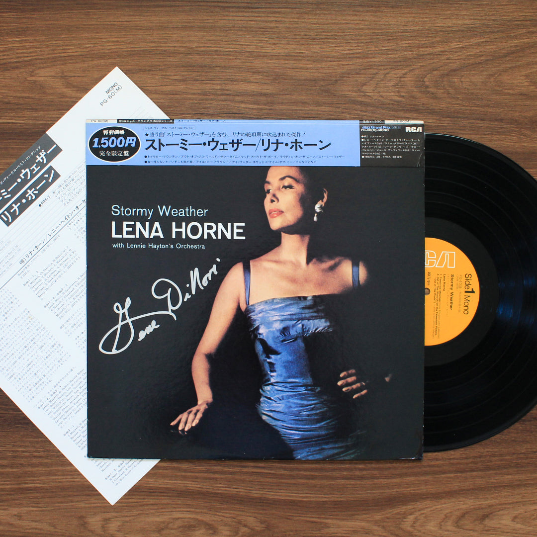 Lena Horne – Stormy Weather İmzalı Plak Japan Vinyl