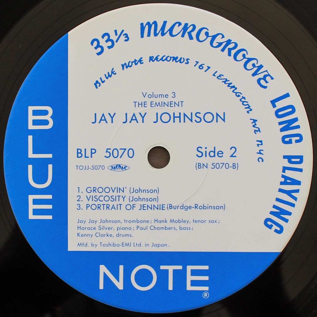 Jay Jay Johnson - The Eminent Jay Jay Johnson Vol. 3 Japan Vinyl