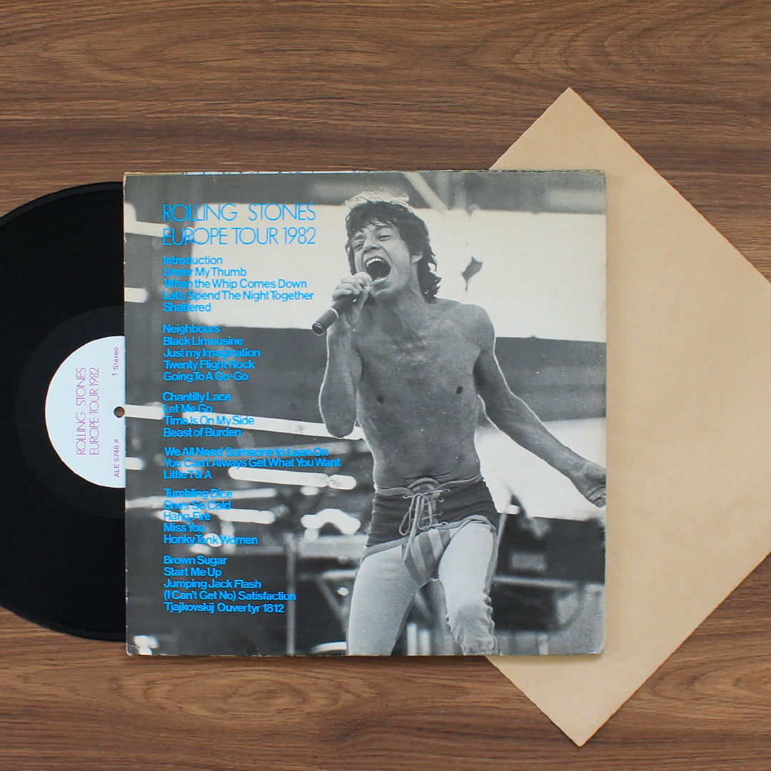 Rolling Stones - One More Time.. Stones Live Göteborg '82 33'lük LP PLAK Japan Vinyl