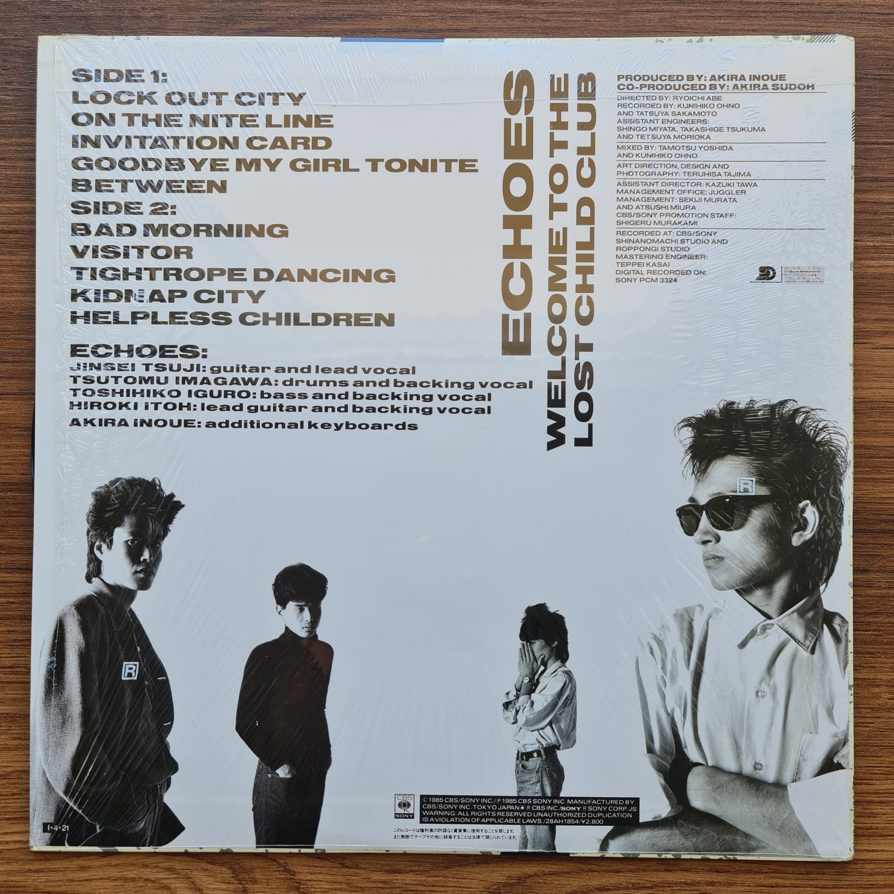 Echoes – Welcome To The Lost Child Club 33'lük LP PLAK Japan Vinyl