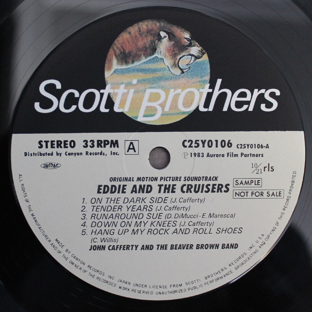 Eddie and the Cruisers Soundtrack 33'lük LP PLAK Japan Vinyl