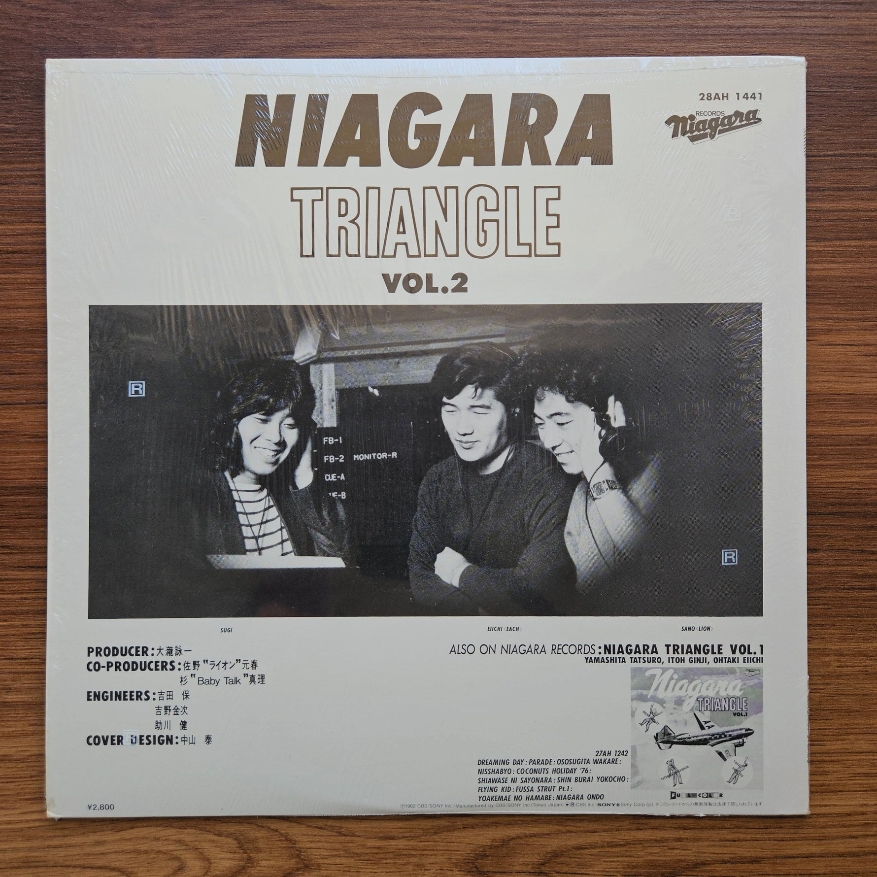 Niagara Triangle – Niagara Triangle Vol.2 33'lük LP PLAK Japan Vinyl