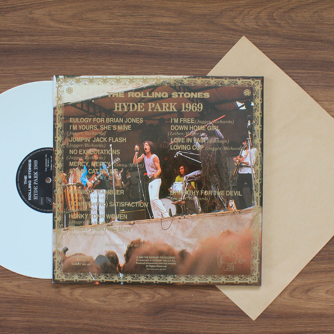 Rolling Stones - Hyde Park 1969 33'lük LP PLAK Japan Vinyl