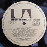 Some Like It Hot Soundtrack 33'lük LP PLAK Japan Vinyl