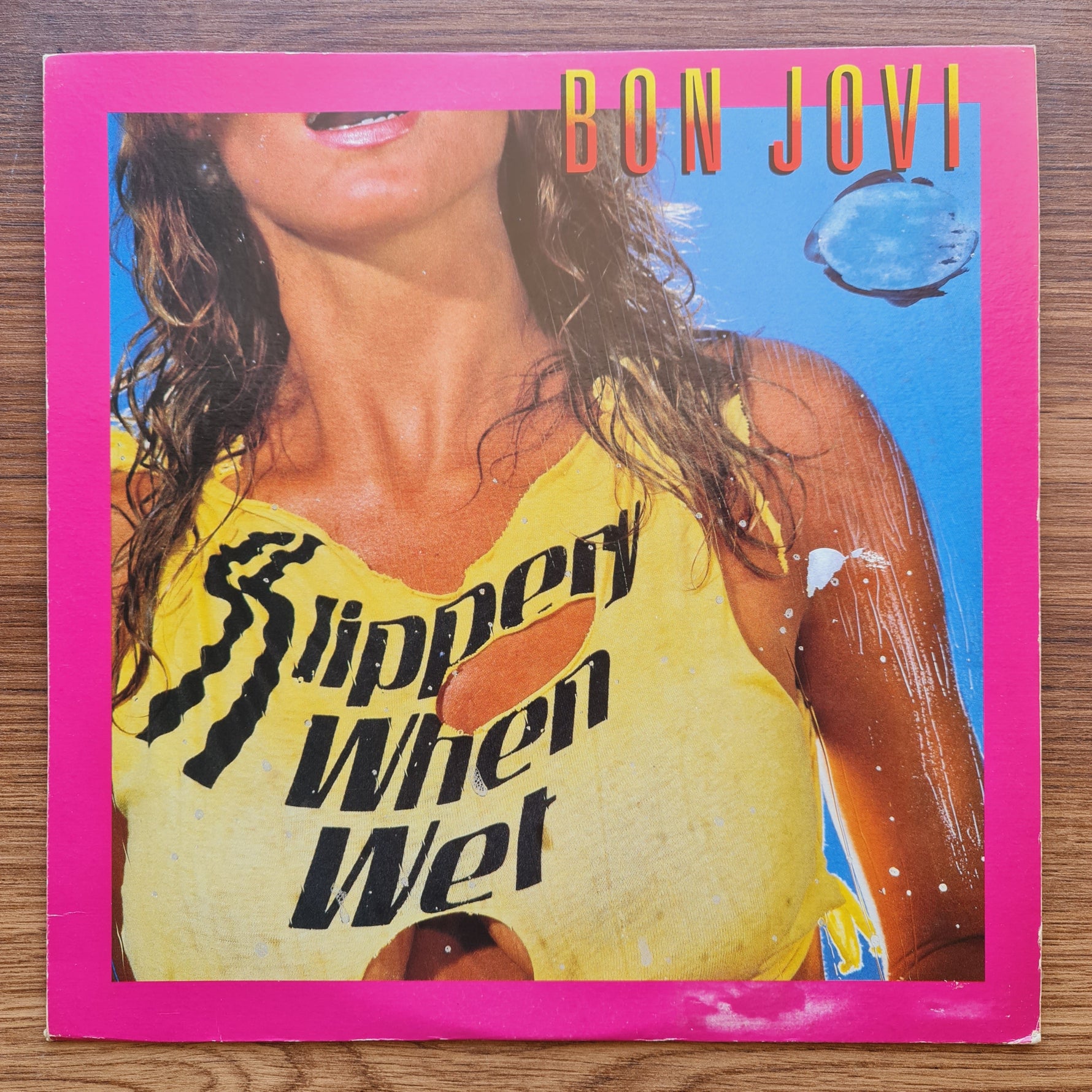 Bon Jovi – Slippery When Wet 33'lük LP PLAK Japan Vinyl