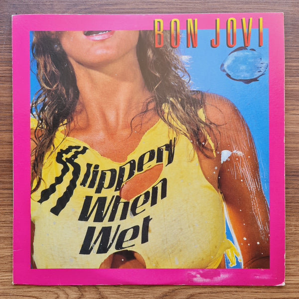 Bon Jovi – Slippery When Wet 33 LP RECORD