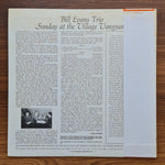 Bill Evans Trio Featuring Scott La Faro* – Sunday At The Village Vanguard 33'lük LP PLAK Japan Vinyl