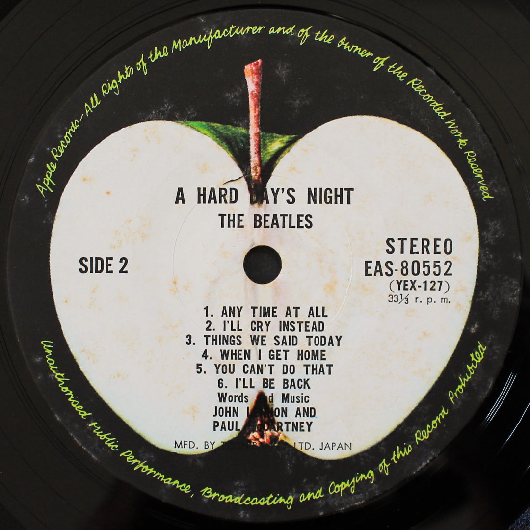 The Beatles - A Hard Day's Night 33'lük LP PLAK Japan Vinyl
