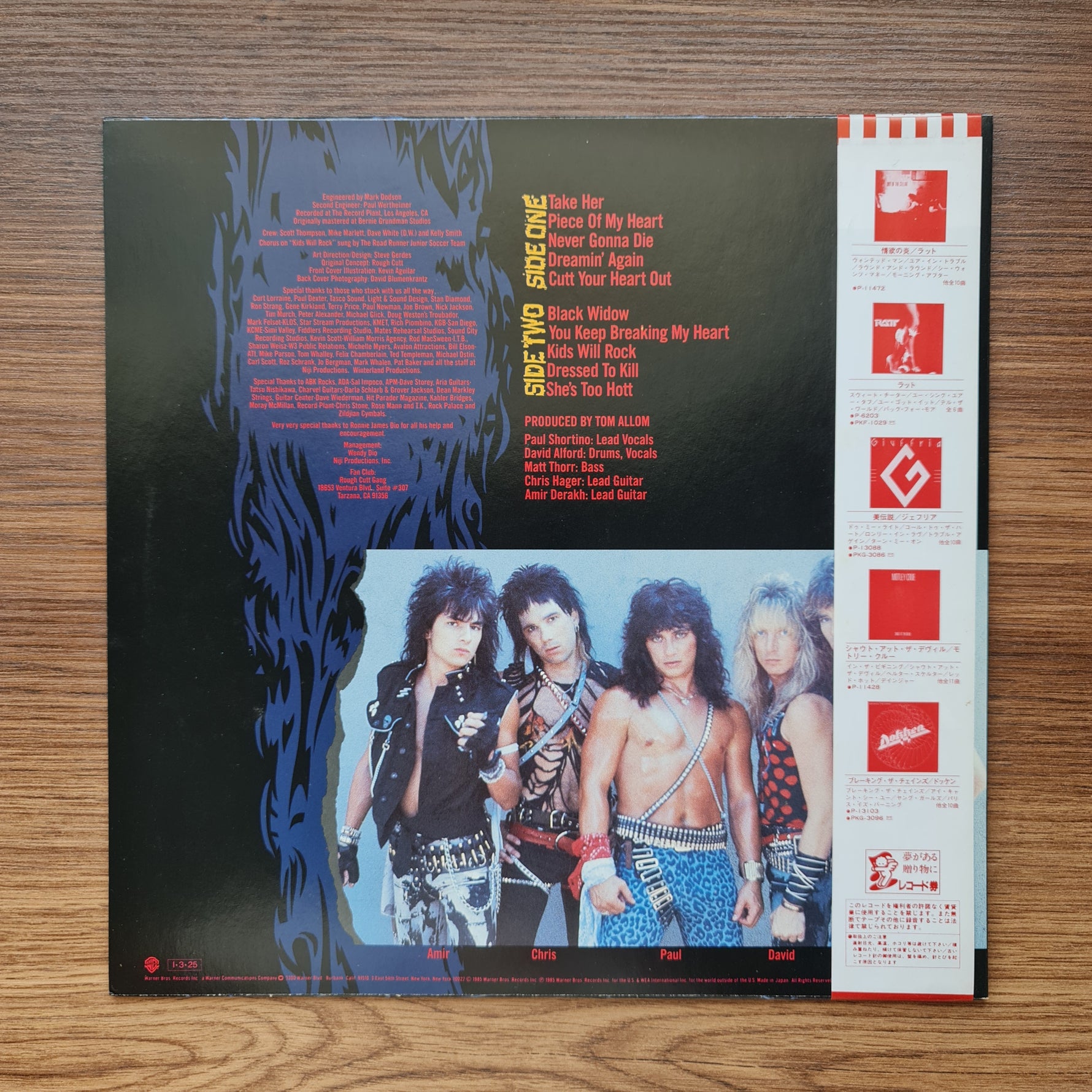Rough Cutt - Rough Cutt Japan Vinyl