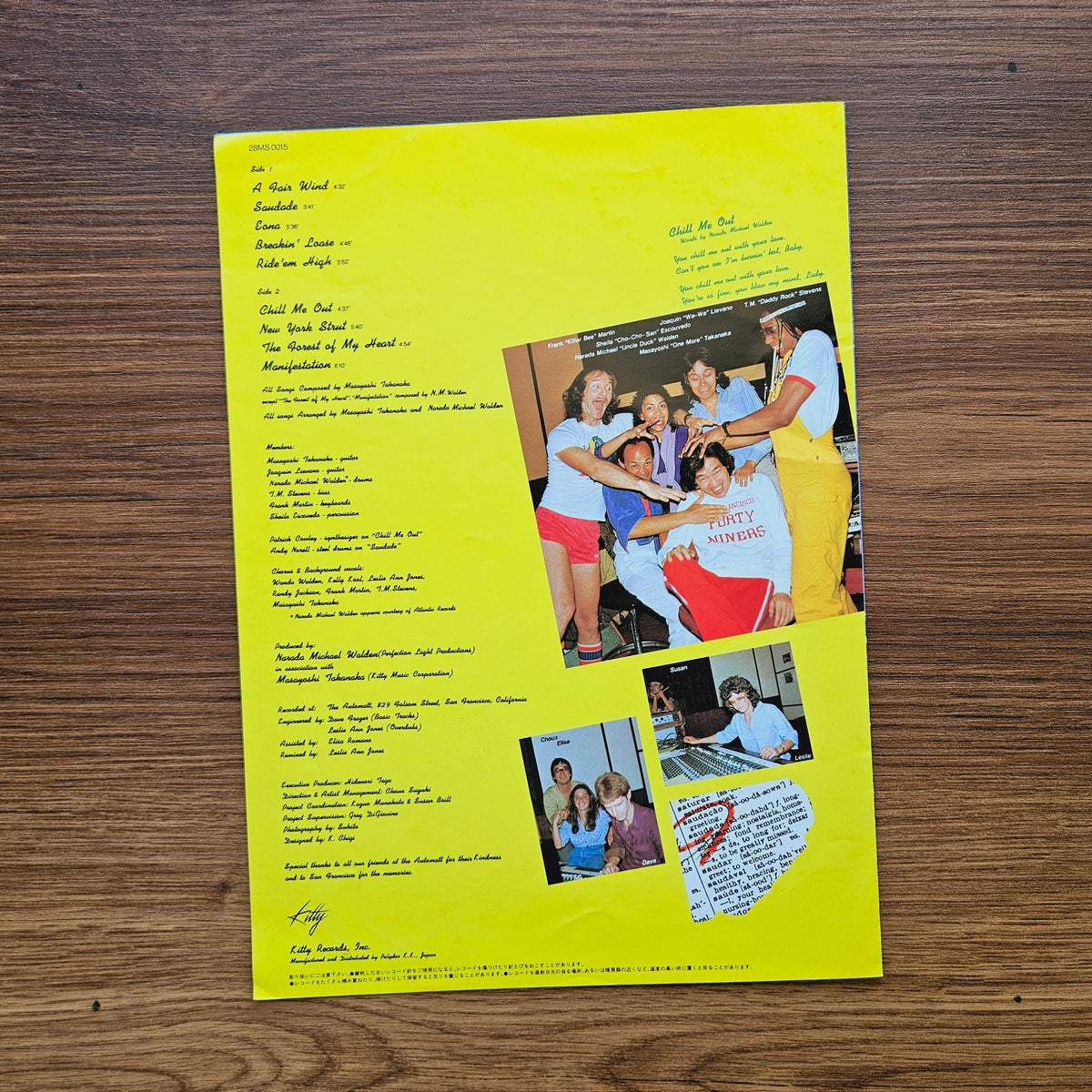 Masayoshi Takanaka - Saudade 33'lük LP PLAK Japan Vinyl
