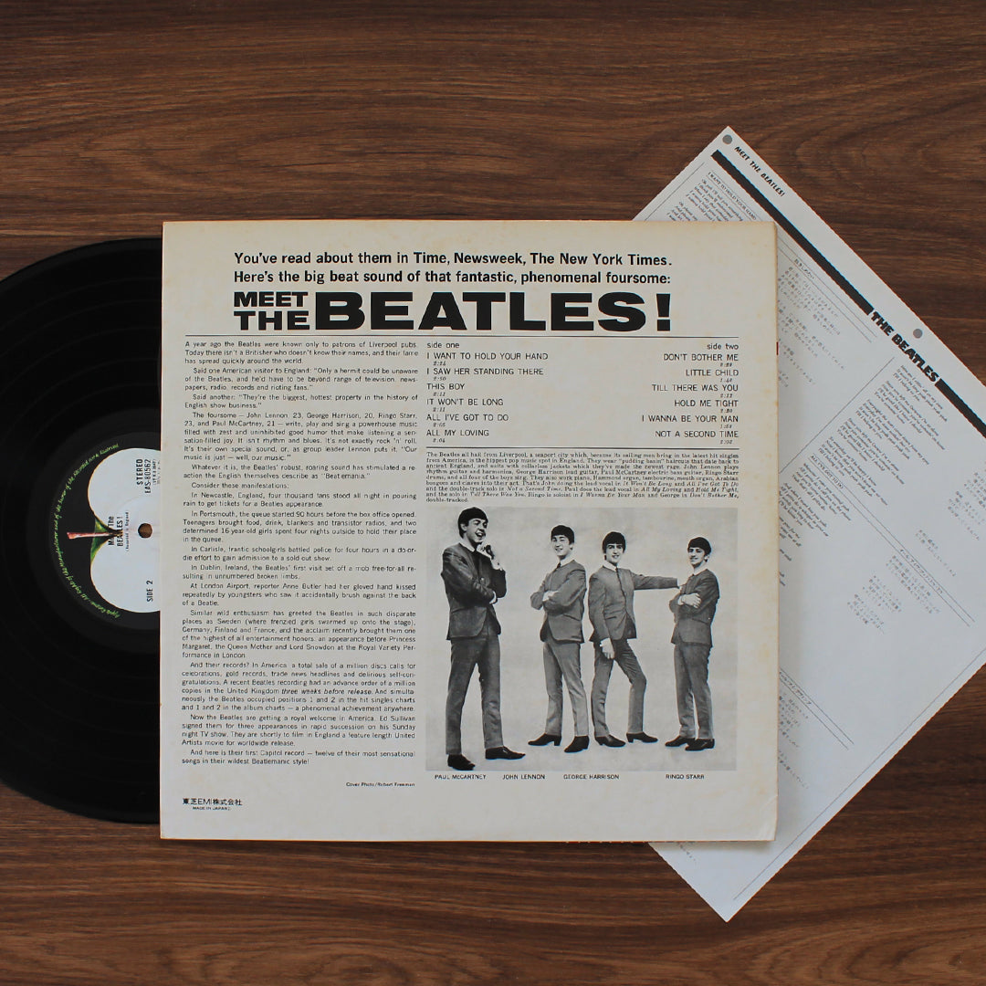 The Beatles - Meet The Beatles! 33'lük LP PLAK Japan Vinyl