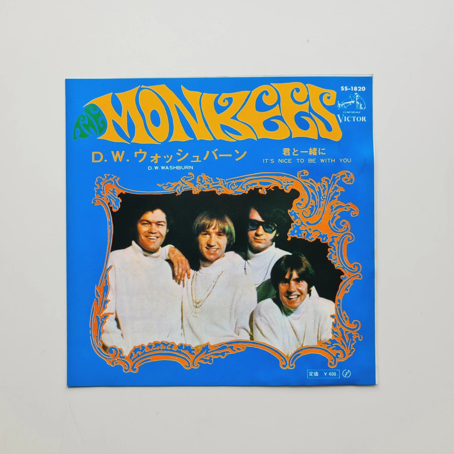 The Monkees – D. W. Washburn / It's Nice To Be With You Japan Vinyl