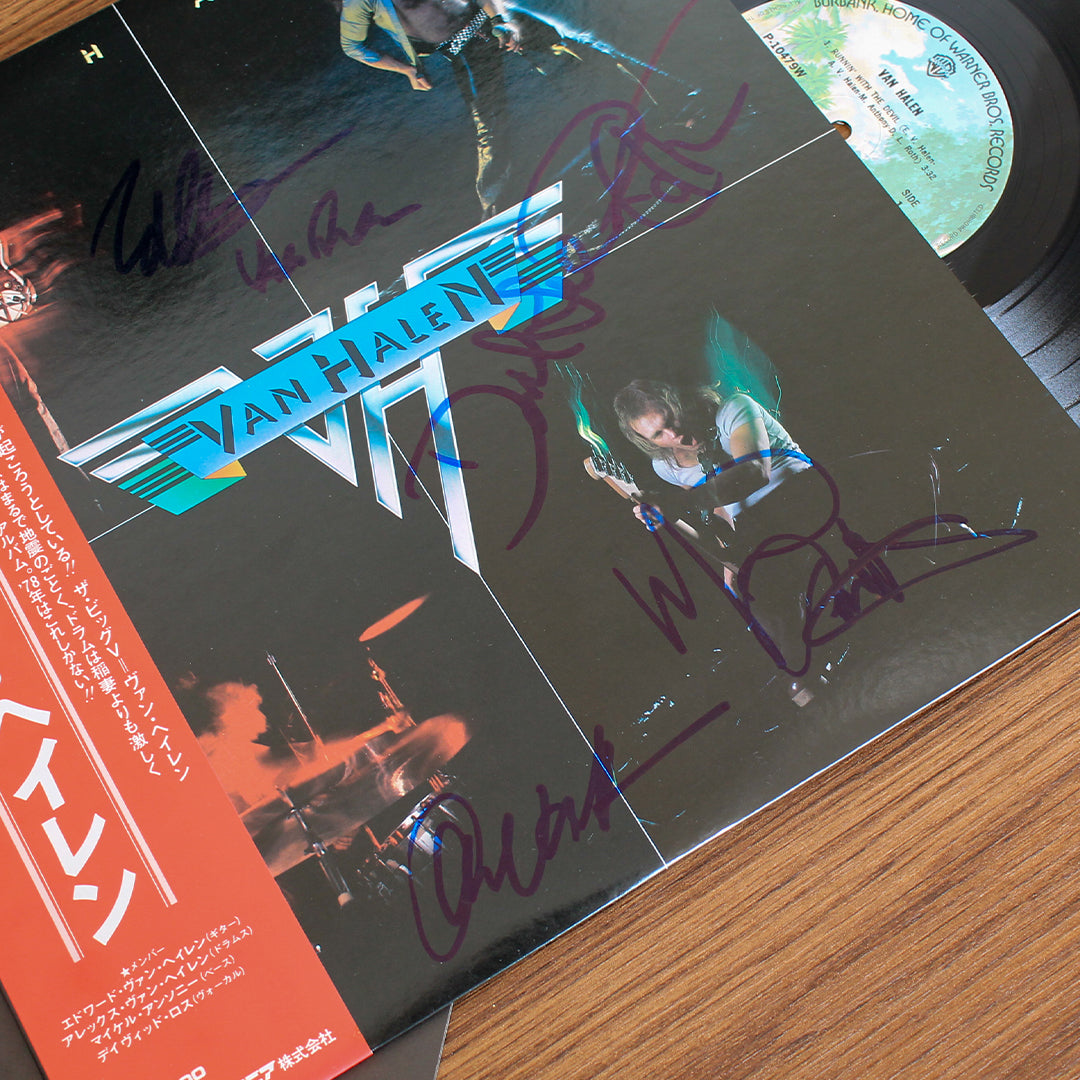 Van Halen – Van Halen İmzalı Plak Japan Vinyl