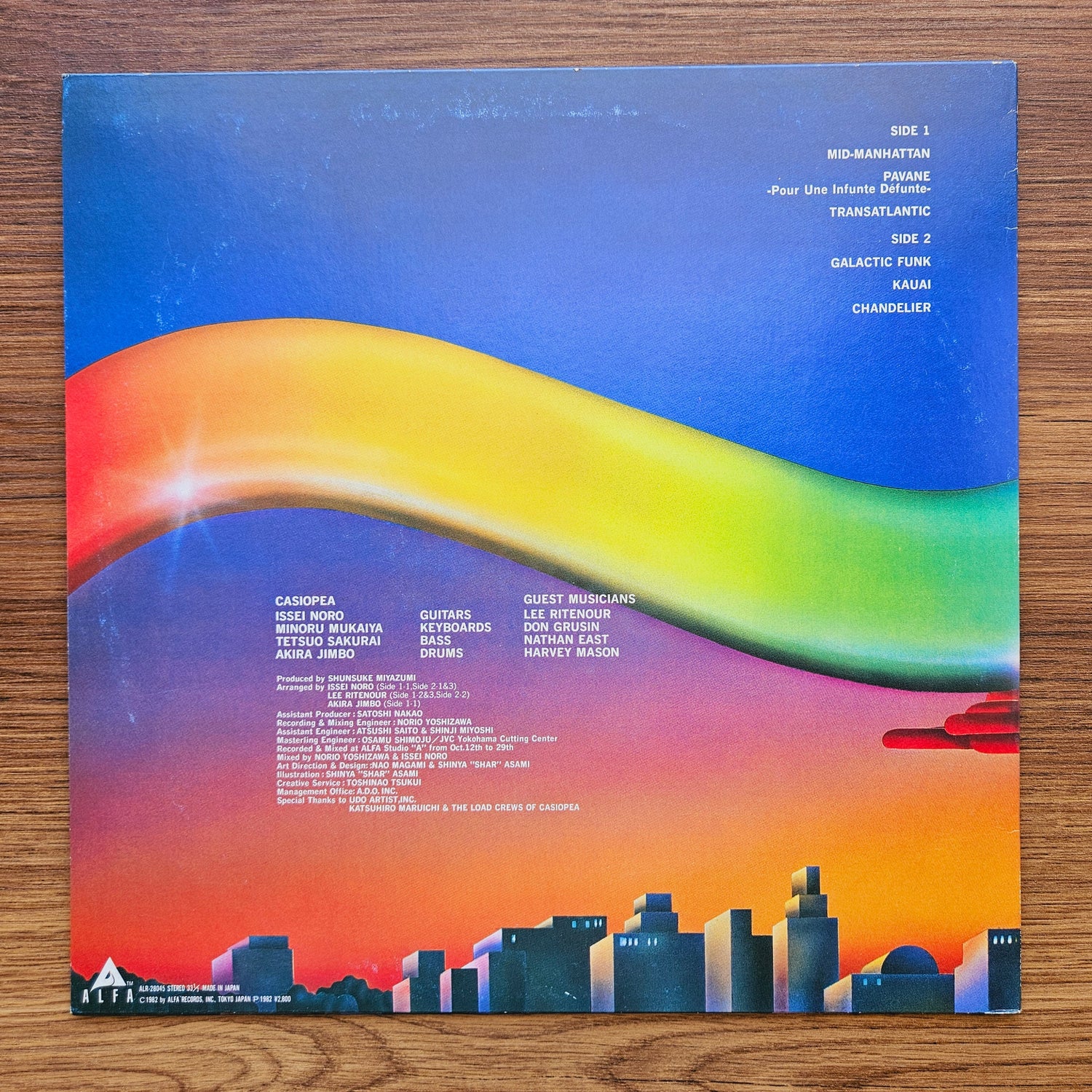 Casiopea – 4 × 4 (Four By Four) 33'lük LP PLAK Japan Vinyl