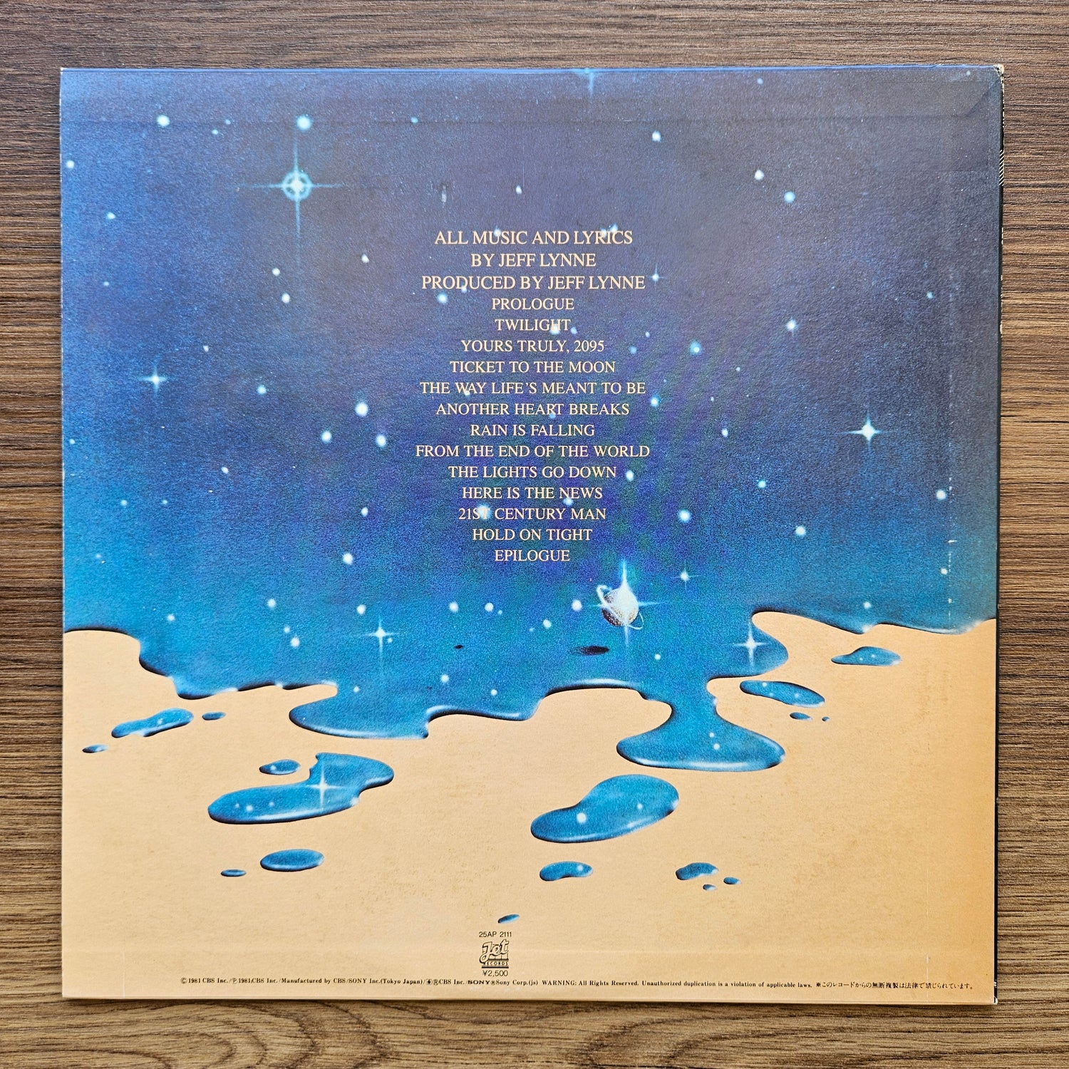 ELO – Time 33'lük LP PLAK Japan Vinyl