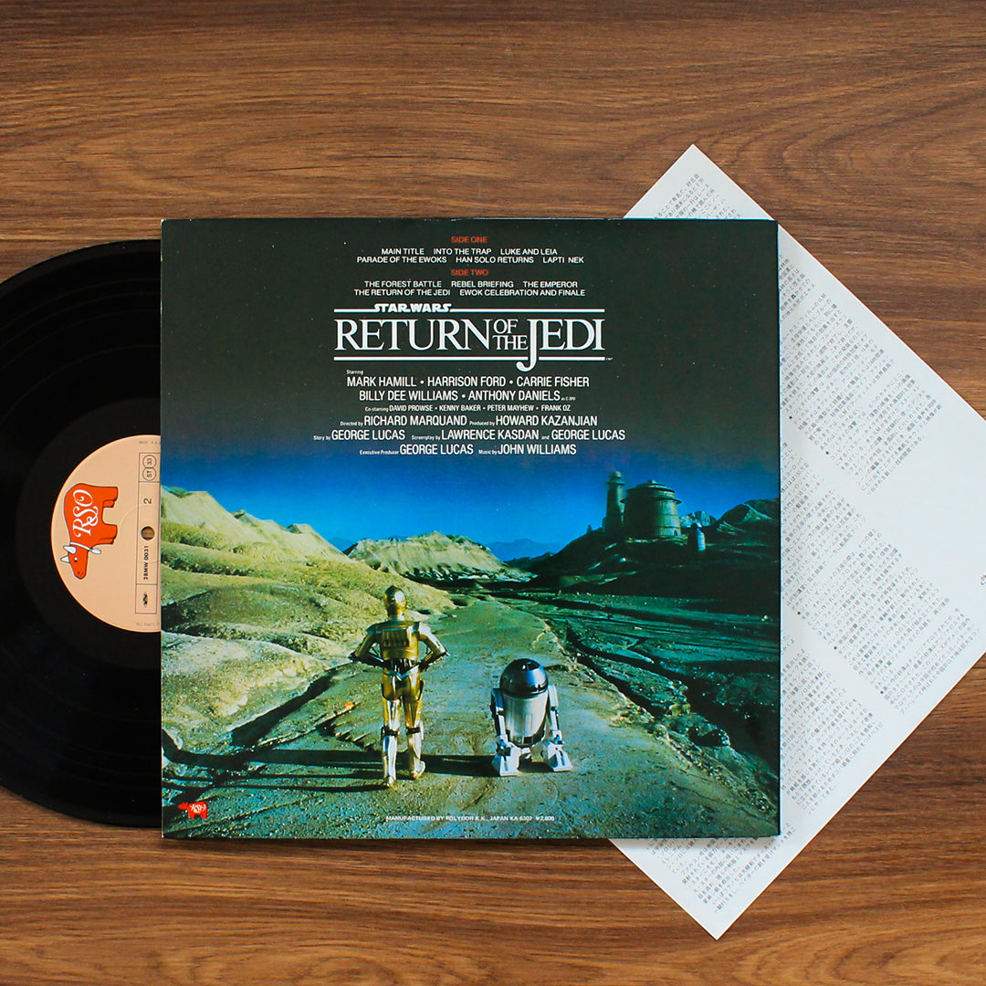 John Williams - Star Wars : Return Of The Jedi 33'lük LP PLAK Japan Vinyl