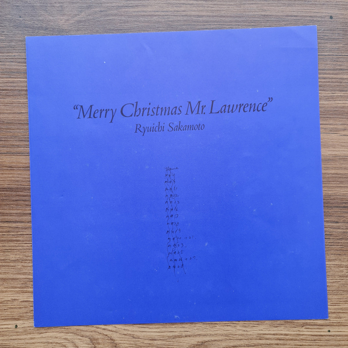 Ryuichi Sakamoto – Merry Christmas Mr. Lawrence 33'lük LP PLAK Japan Vinyl