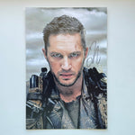 Tom Hardy Mad Max 20x30 cm Boyutunda El İmzalı Fotoğraf (Ömür Boyu COA) Japan Vinyl