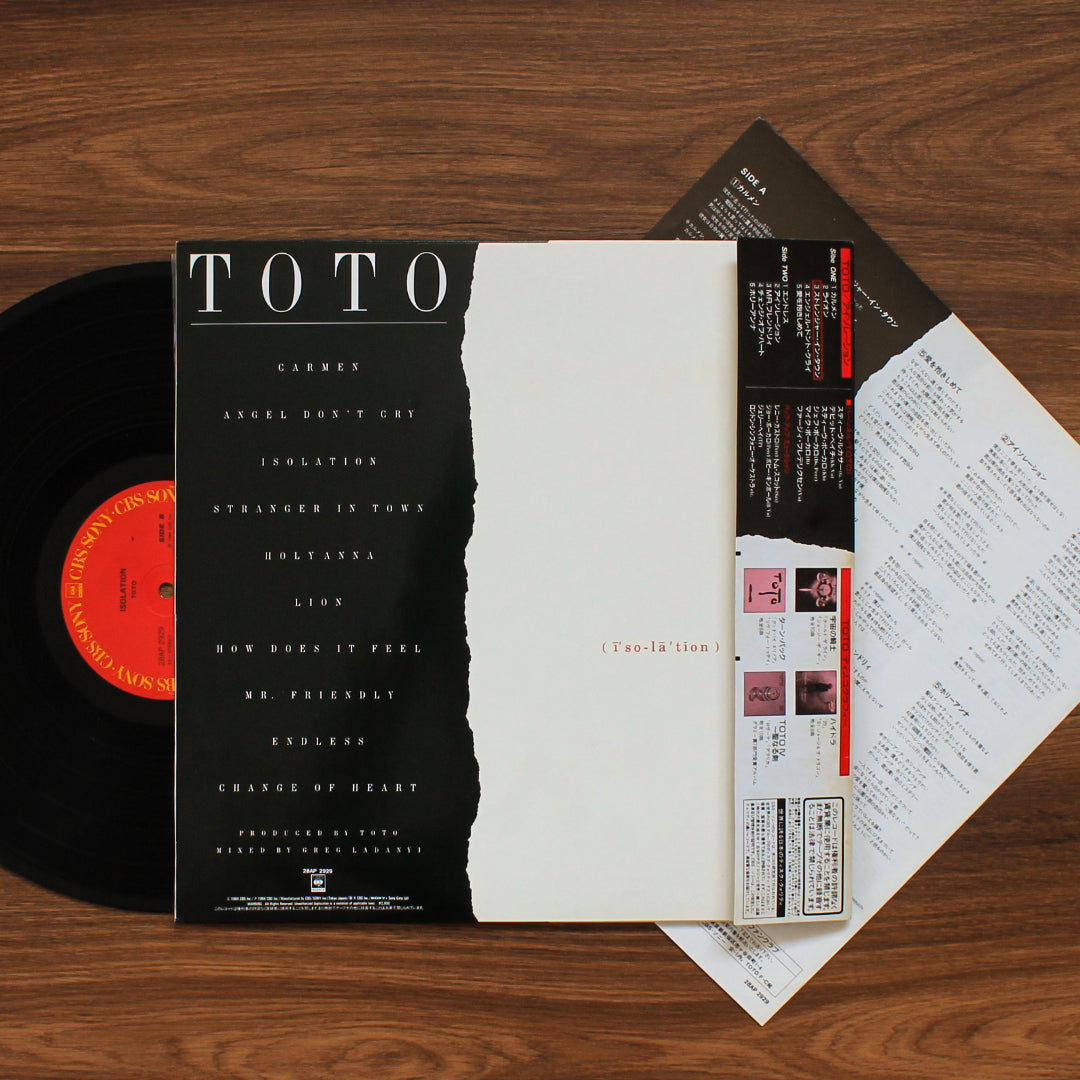 Toto - Isolation Japan Vinyl