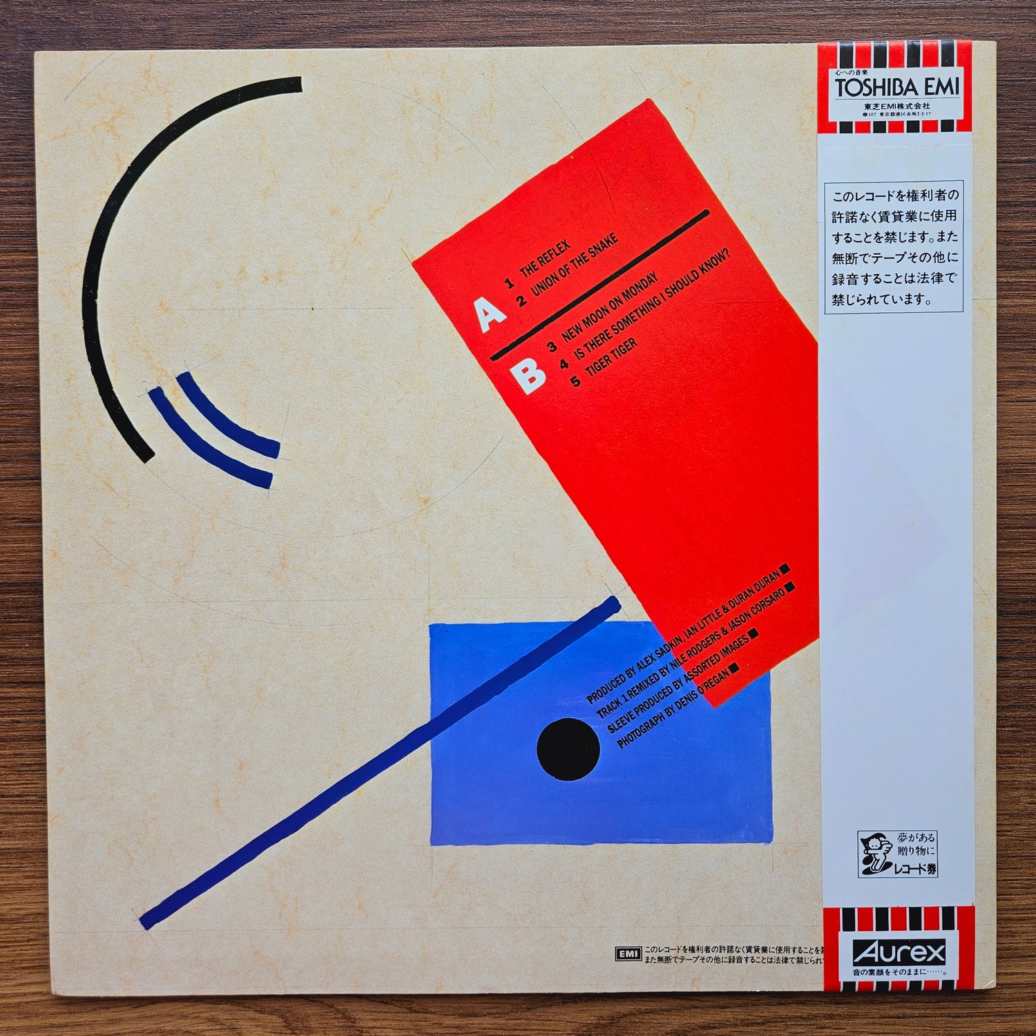Duran Duran – Tiger! Tiger! 33'lük LP PLAK Japan Vinyl