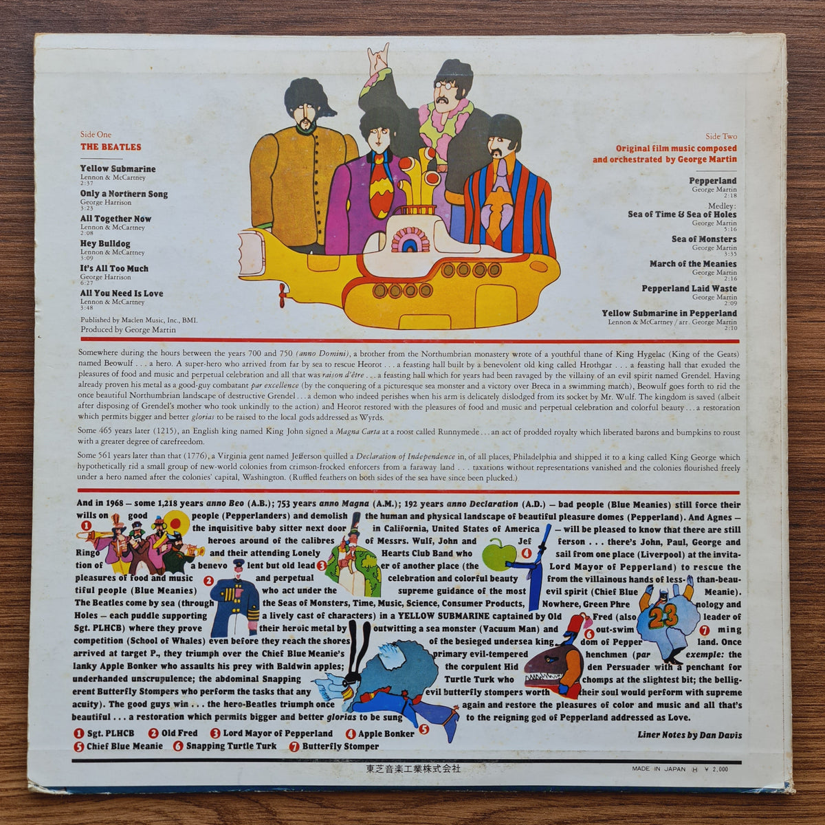 The Beatles – Yellow Submarine (Red Vinyl) Japan Vinyl