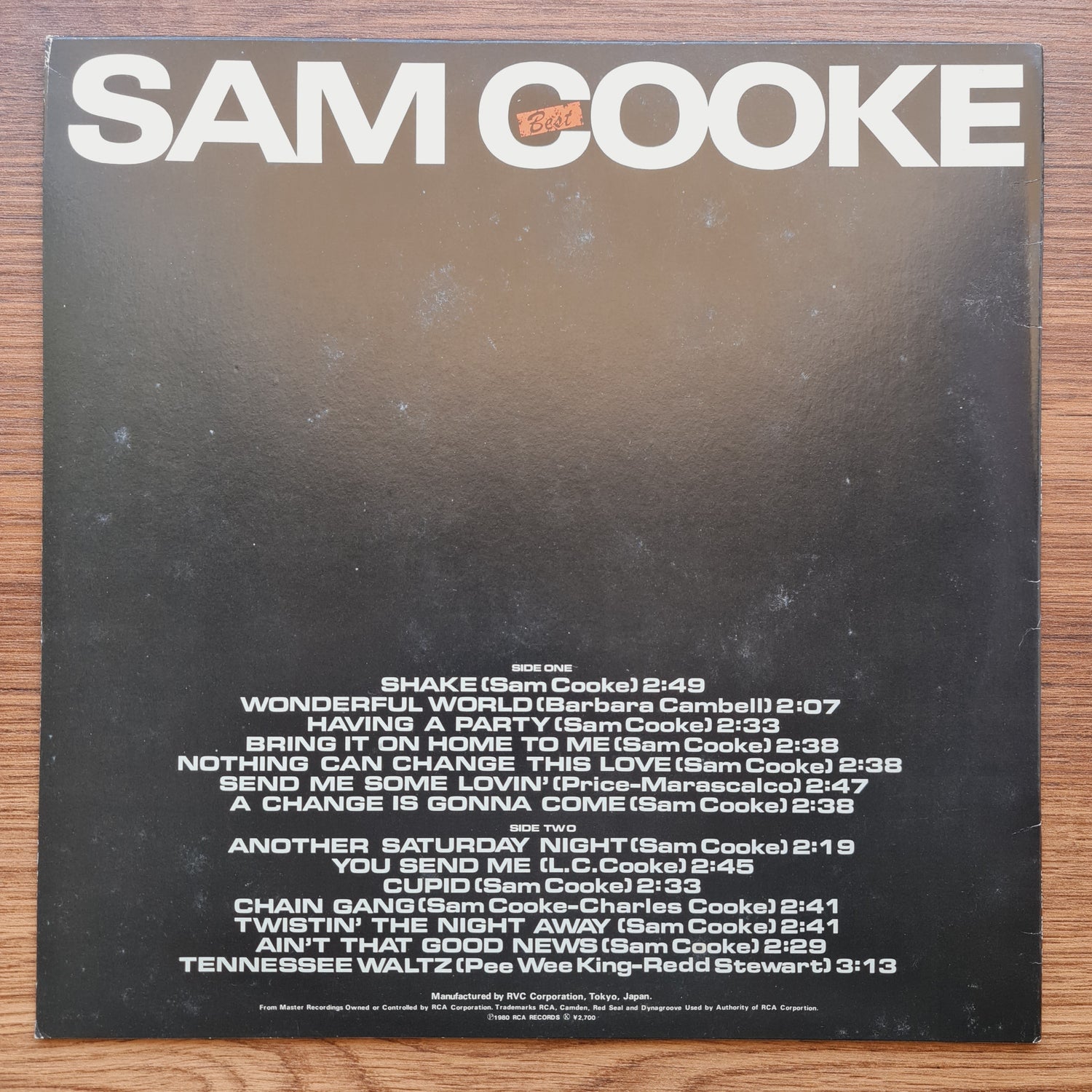 Sam Cooke – Sam Cooke Best Japan Vinyl