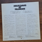 Miles Davis – Miles Davis At Fillmore 33'lük LP PLAK Japan Vinyl