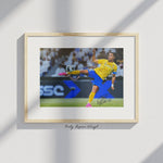 Cristiano Ronaldo 20x30 cm Boyutunda El İmzalı Fotoğraf (Ömür Boyu COA) Japan Vinyl