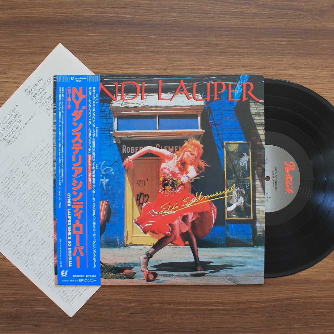 Cyndi Lauper - She's So Unusual 33'lük LP PLAK Japan Vinyl