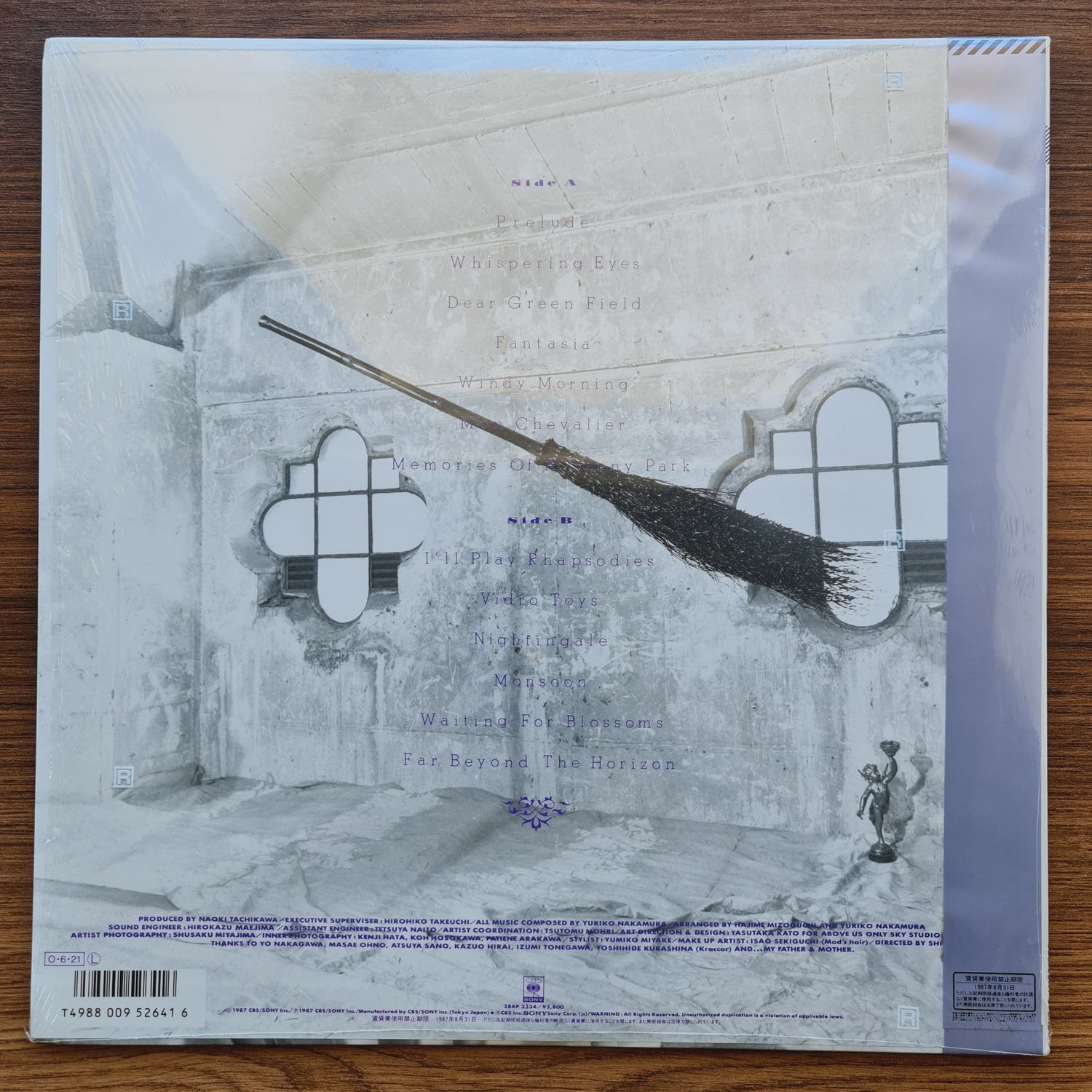 Yuriko Nakamura ‎– Wind And Reflections 33'lük LP PLAK Japan Vinyl