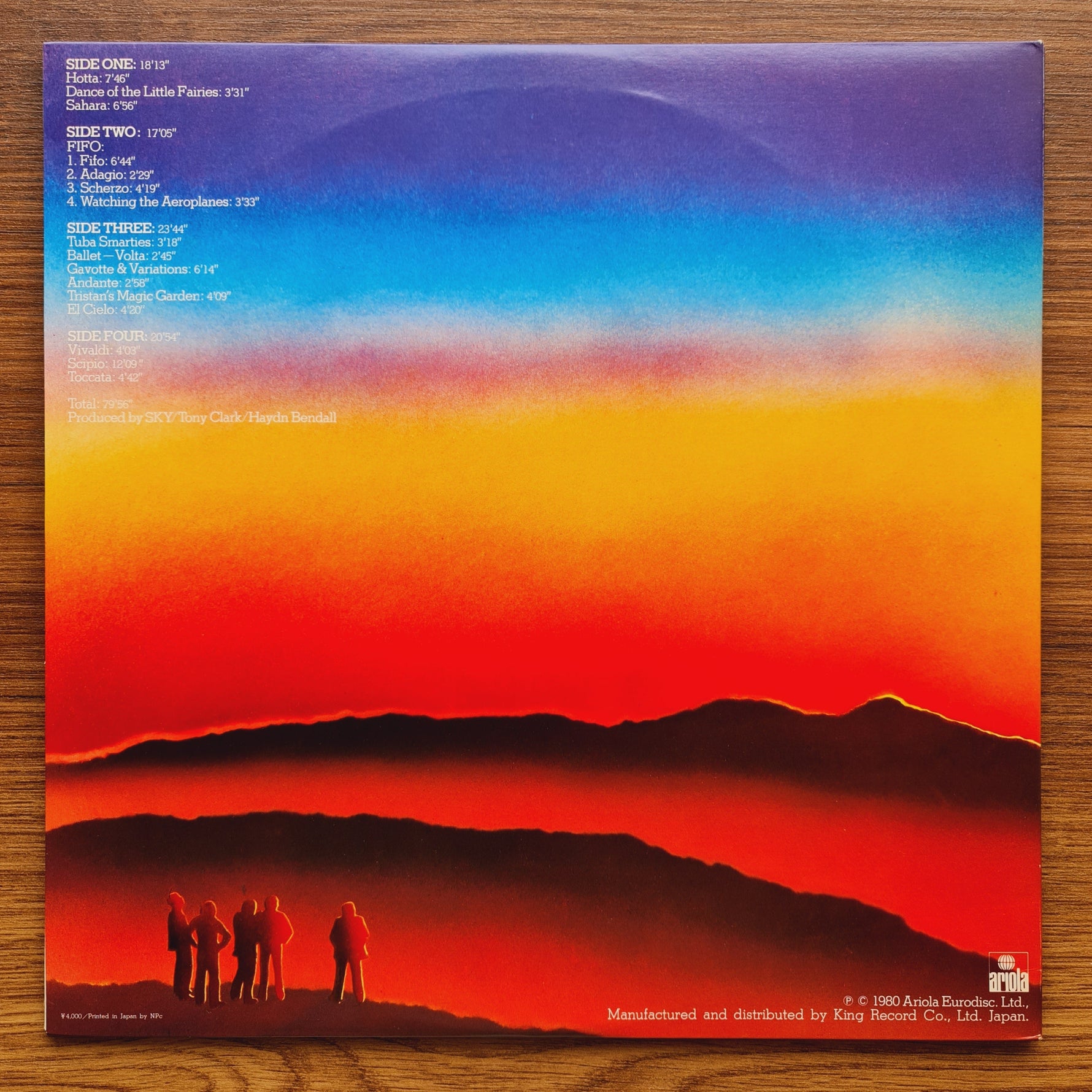 Sky – Sky 2 33'lük LP PLAK Japan Vinyl