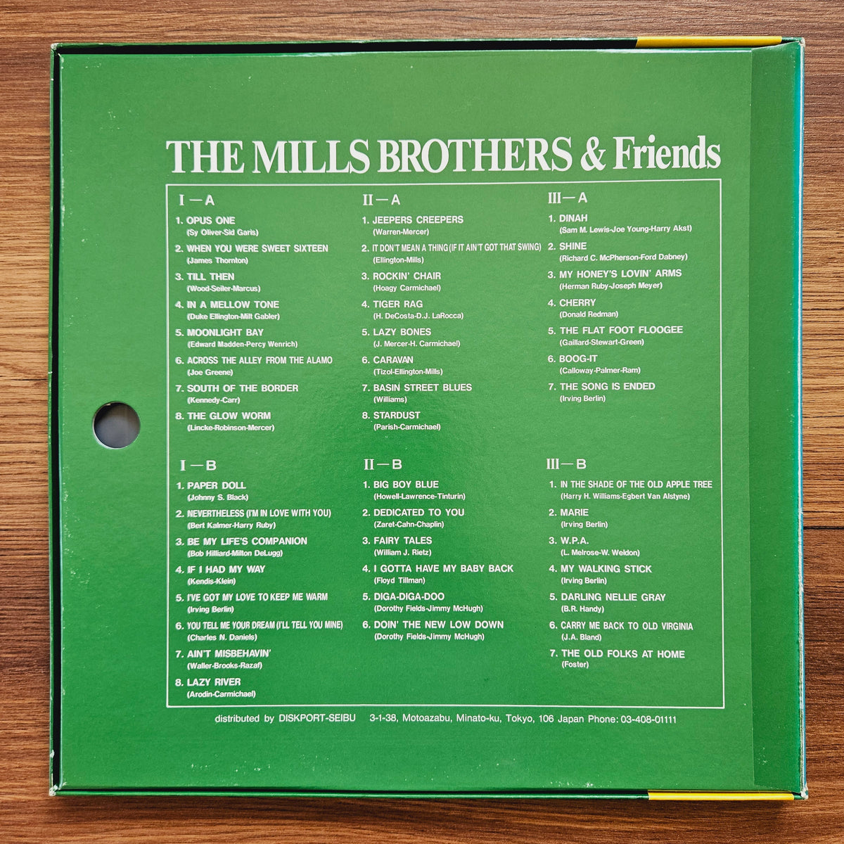 The Mills Brothers – Ella Fitzgerald, Duke Ellington, Cab Calloway, Bing Crosby Japan Vinyl