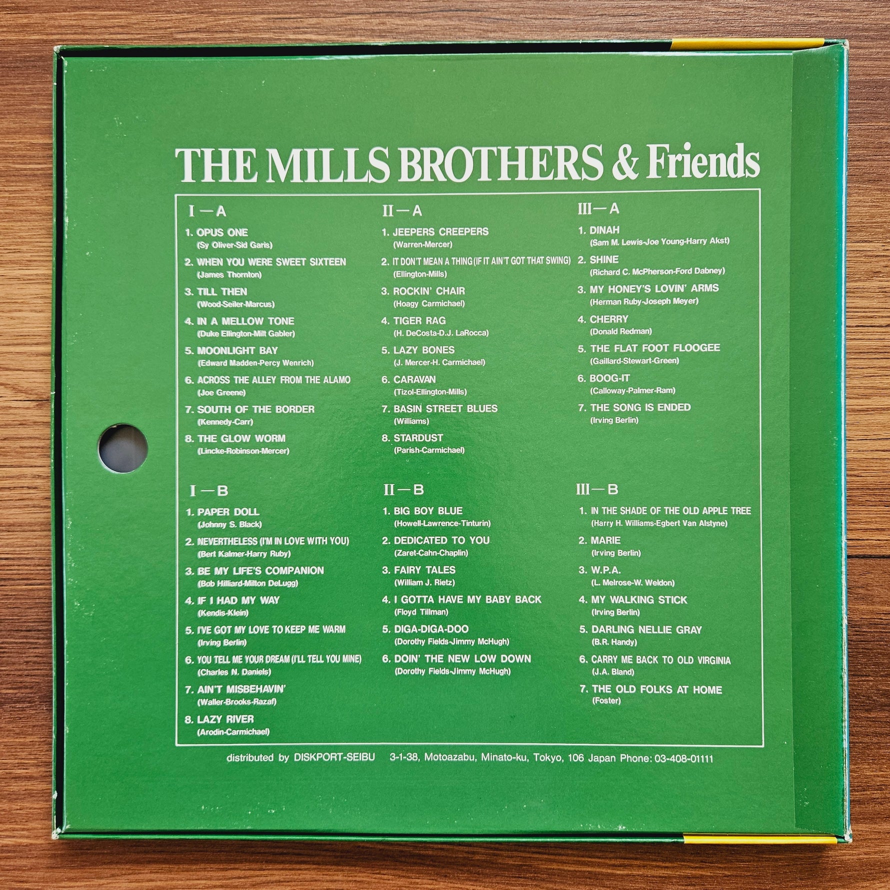 The Mills Brothers – Ella Fitzgerald, Duke Ellington, Cab Calloway, Bing Crosby Japan Vinyl