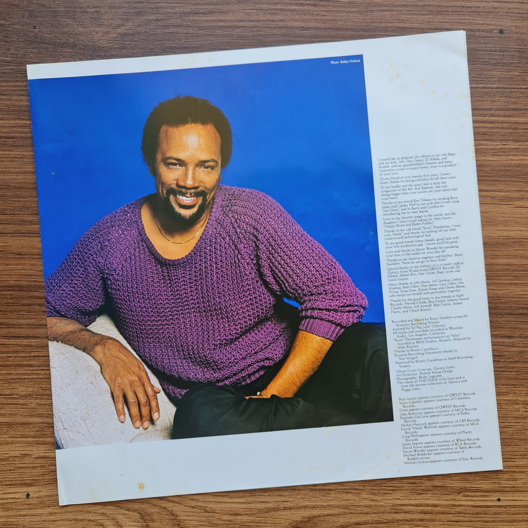 Quincy Jones – The Dude 33'lük LP PLAK Japan Vinyl