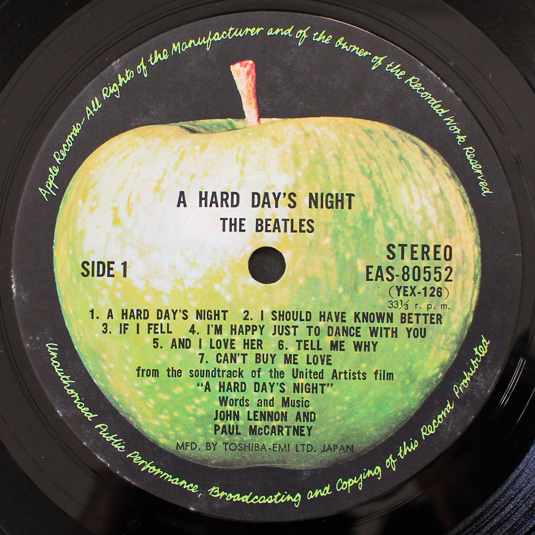 The Beatles - A Hard Day's Night 33'lük LP PLAK Japan Vinyl