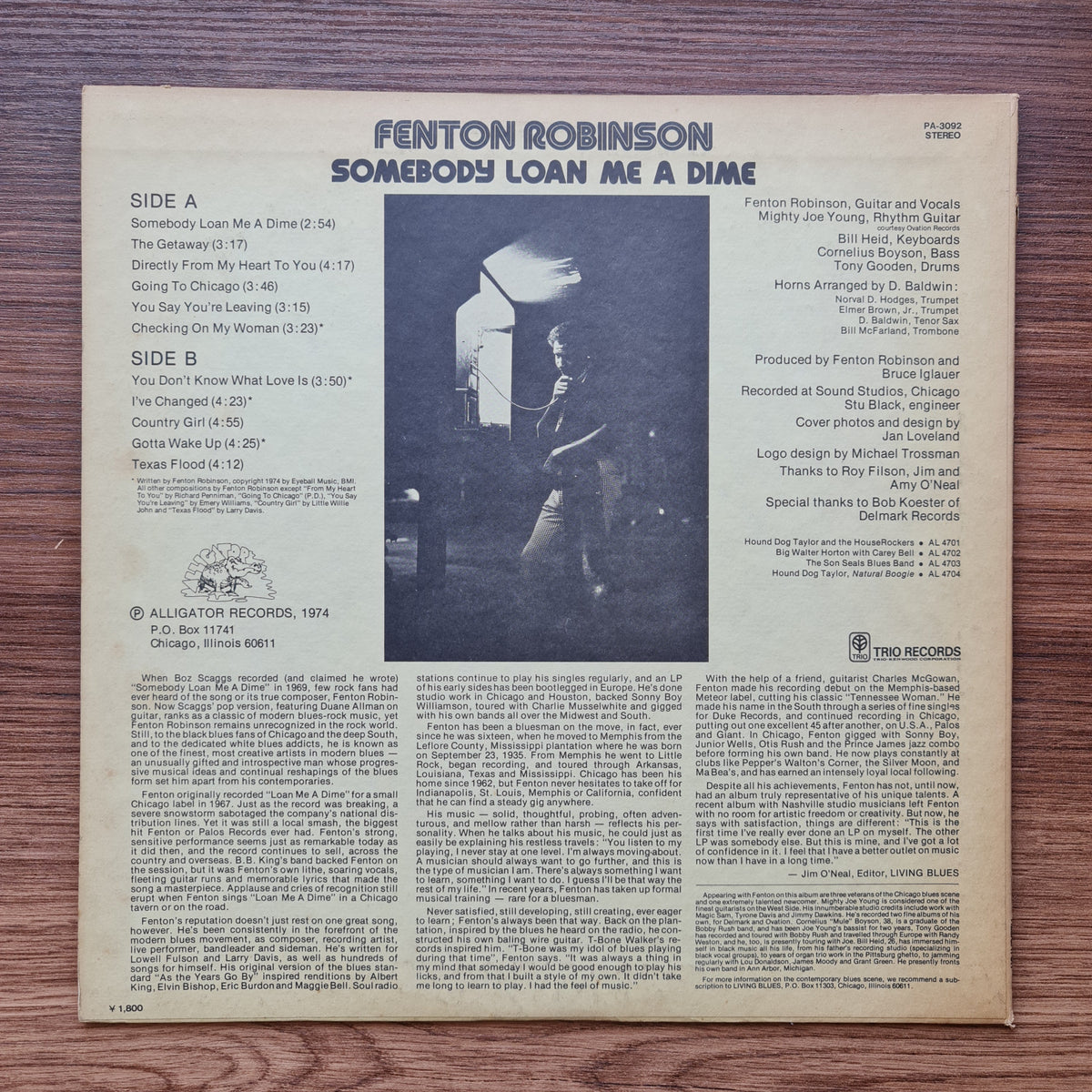 Fenton Robinson - Somebody Loan Me A Dime Japan Vinyl