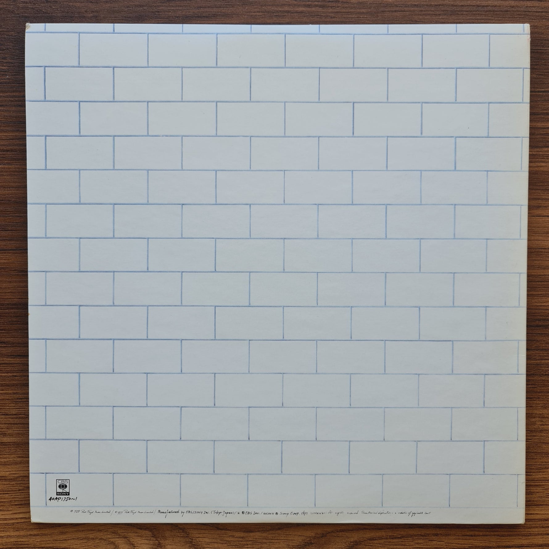 Pink Floyd – The Wall 33'lük LP PLAK Japan Vinyl