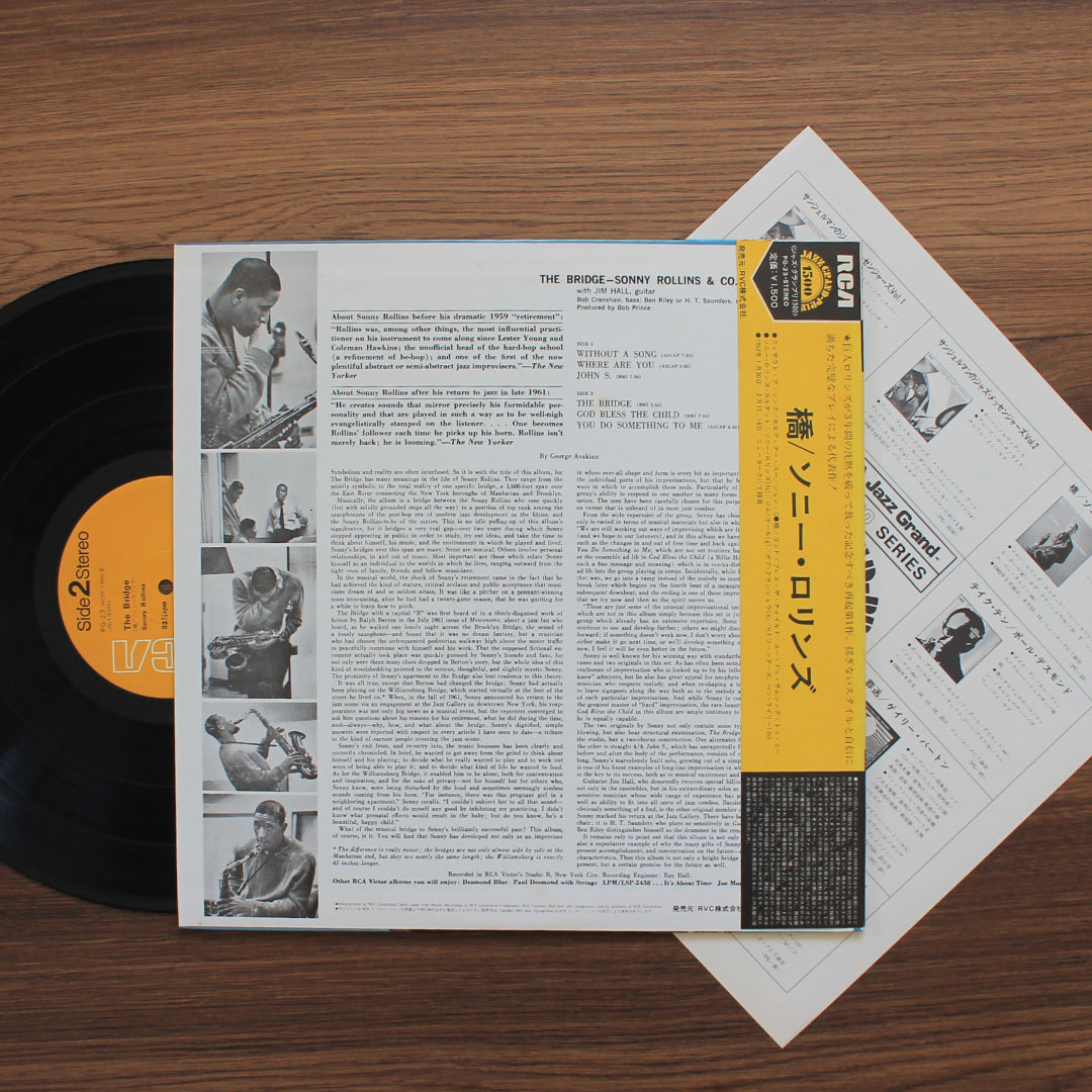 Sonny Rollins - The Bridge 33'lük LP PLAK Japan Vinyl