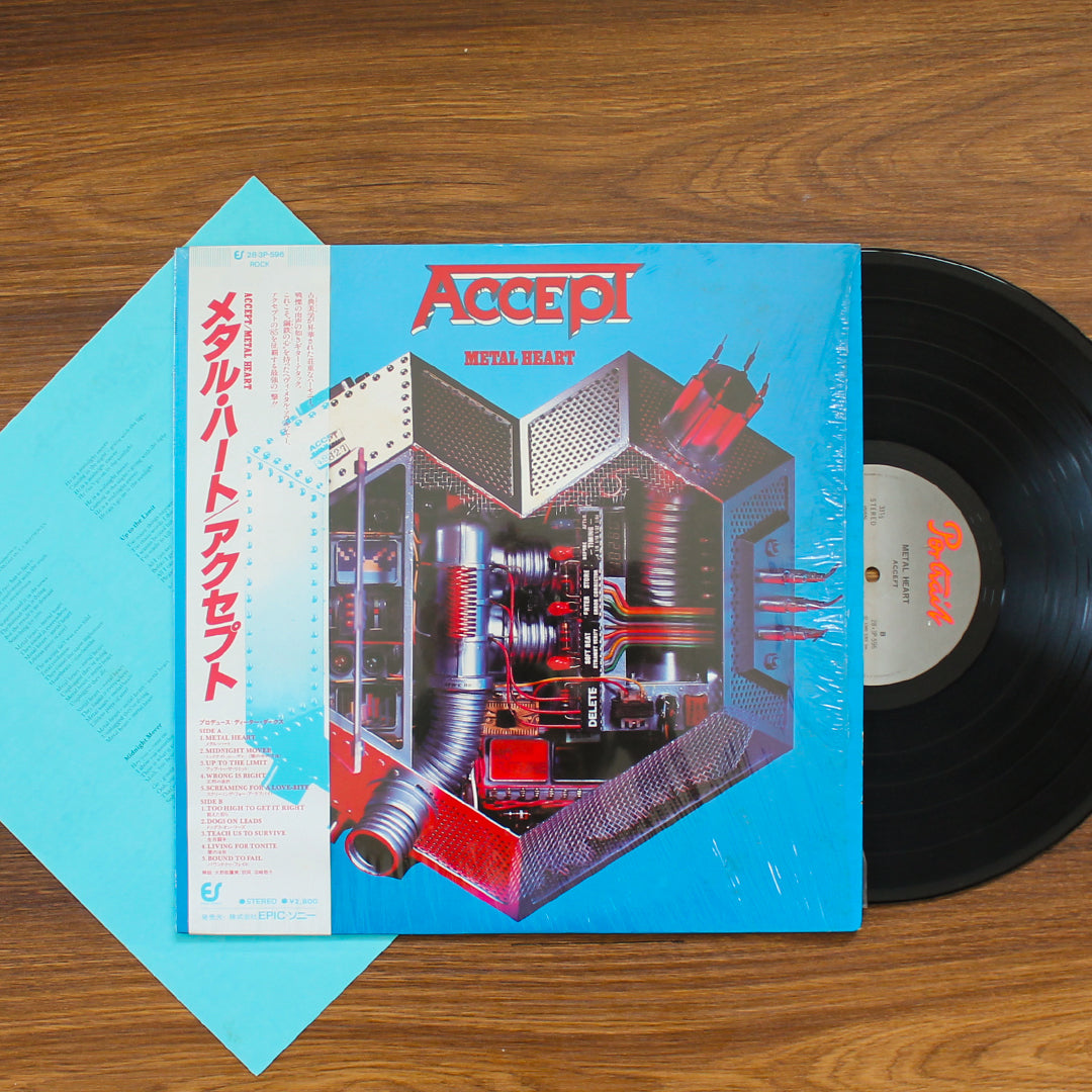 Accept - Metal Heart 33'lük LP PLAK Japan Vinyl